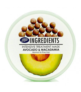 Boots Ingredients Avocado and Macadamia Intensive Hair Treatment, 400 ml
