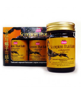 Banna Тайский черный бальзам с ядом скорпиона, 3 шт x 50 г