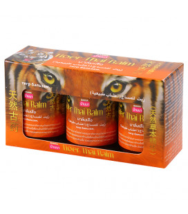 Banna 100% Original Tiger Herbal Balm for Arthritis & Back Pain Relief, 3 x 50 g