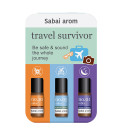 Sabai-arom Travel Survival Petit Trio On The Go 3 ml. X 3 pcs