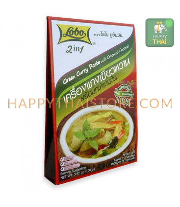 Lobo Green Curry Paste, 100 g