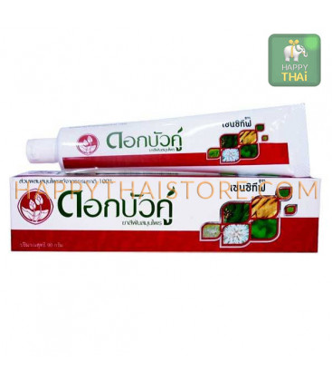 Twin Lotus Herbal Toothpaste Dok Bua Ku Sensitive, 90 g