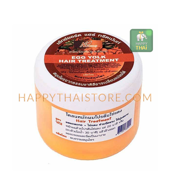  Hair Mask Papaya and Egg Yolks, 350 g - Happythai Online Store